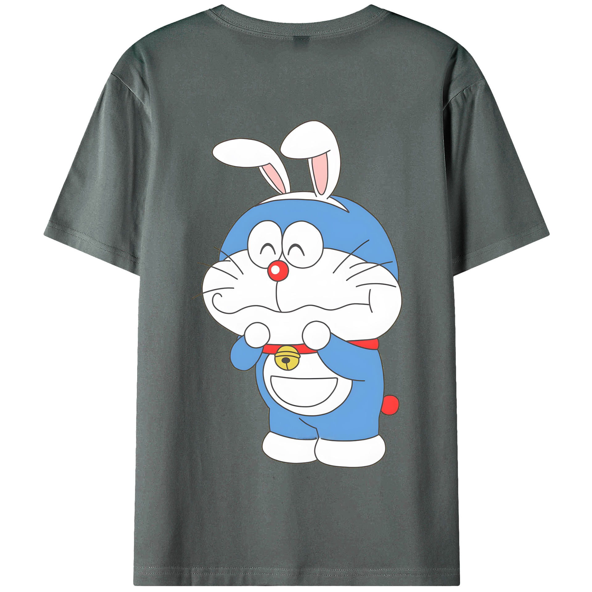 （画像用） ドラえもん Doraemon 綿100％半袖Tシャツ（背面プリント）
